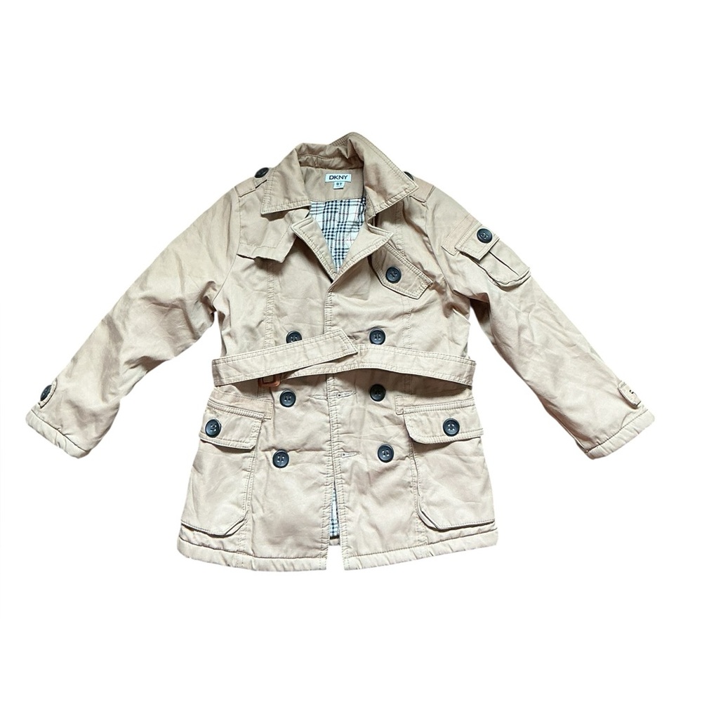 DKNY Double-Breasted Trench Coat
